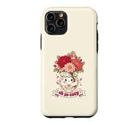 Oh So Cozy Kawaii Floral Vase Oiseau Mignon Cottagecore Coque pour iPhone 11 Pro