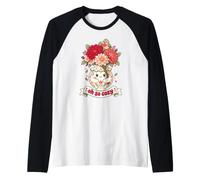 Oh So Cozy Kawaii Floral Vase Oiseau Mignon Cottagecore Manche Raglan