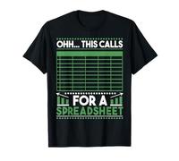 Oh This Calls for a Spreadsheet Funny Coworkers Office Humour T-Shirt