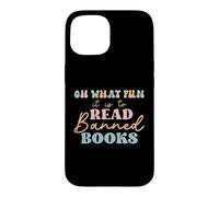 Oh What Fun it is to Read Banned Books and Coffee Fight Evil Coque pour iPhone 15