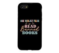 Oh What Fun it is to Read Banned Books and Coffee Fight Evil Coque pour iPhone SE (2020) / 7/8