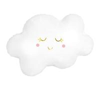 OH YEAH Ballon Foil Nuage 71 x 58 cm - Décoration Baby Shower - Ballons de bienvenue - Ballons de bienvenue - Ballons d'anniversaire à l'hélium - Ballons de baptême - Ballons blancs - Convient à