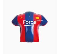 OH YEAH Ballon Foil T-shirt Football Bleu et Rouge 84 cm Décoration Ballons de Football Communion Ballons Football Anniversaire Décoration Football Convient à l'hélium