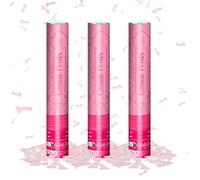 OH YEAH - Canon à confettis mariage 30 cm - Canons à confettis - Idéal pour mariages, célébrations, décoration, événements - fêtes - Grande puissance de portée (3 unités, adieux)