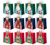 OH YEAH - Lot de 12 sacs cadeaux Rois Mages - 18 x 10 x 24 cm - 3 designs différents - Cadeau de Noël - Sacs pour cadeaux sur le thème des Rois Mages - Détails personnalisés - Cadeau unique