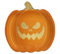 OH Yeah Lot de 6 assiettes en carton Motif citrouille 23 x 23 cm