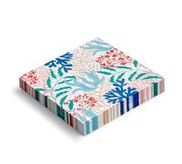 OH YEAH - Lot de 60 serviettes en papier double épaisseur 33 x 33 cm - Imprimé marin - Serviettes décorées pour anniversaire et fêtes - Décoration de table - Vaisselle en papier jetable - Papier
