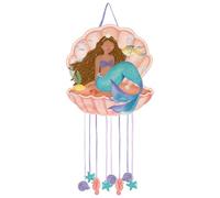 OH YEAH - Piñata d'anniversaire - Décoration de fêtes pour enfants garçon et fille - Grandes pommes de pin à remplir avec des jouets et des friandises - Facile à remplir (sirènes)