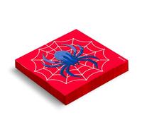 OH YEAH - Serviettes en papier double couche - Serviettes carrées pour anniversaire - Décoration de table pour fêtes d'enfants - Papier double couche (Spider)