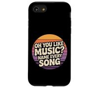 Oh You Like Music Name Every Song Défi Sarcastique - Coque pour iPhone SE (2020) / 7/8