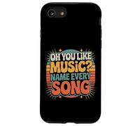 Oh You Like Music Name Every Song Défi Sarcastique - Coque pour iPhone SE (2020) / 7/8
