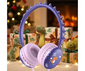 OHAANYY Casque oreilles de chat - Cadeau d'anniversaire d'enfant - LED - Oreilles de chat - Licorne - Bluetooth - Microphone stéréo sans fil - Avec lumière LED - Pour téléphone portable, tablette, PC