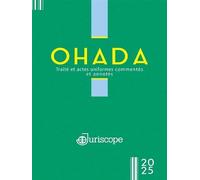 OHADA : le code vert 2025 Traité et actes uniformes commentés et annotés - Collectif - Juriscope - relié - Manuel