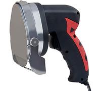 OHaGin Couteau à Kebab Professionnel, Coupe-Kebab Portable, Coupe-Viande électrique sans Fil, Couteau à Kebab électrique Professionnel, épaisseur réglable de 0 à 8 mm (Rouge)