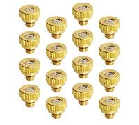 Ohamtes Lot de 16 buses de pulvérisation en laiton avec filetage mâle G3/16 (10-24 UNC) - Diamètre 0,15 mm
