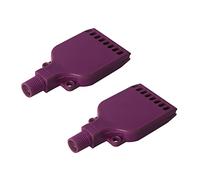 Ohamtes Lot de 2 buses de soufflage plates G14 avec filetage mâle à double rangée d'ABS, buse d'alimentation en air, buse de refroidissement à eau, convient pour les accessoires de compresseur