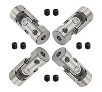Ohamtes Lot de 4 coupleurs universels rotatifs pour arbre de direction universels de 2 mm à 3 mm de diamètre
