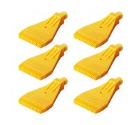 Ohamtes Lot de 6 embouts G14 à filetage externe, buse plate en ABS, buse de soufflage d'air, buse de refroidissement à eau, trou fixe, convient pour les pièces de compresseur d'air, retrait de la