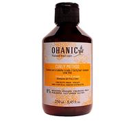 OHANIC Shampoing cheveux bouclés, frisés et crépus. Low poo, Professionnel sans sulfate, Curly method, Non testé sur les animaux. Aux extraits naturels de Raisin et de lin.