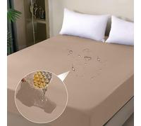 Ohano Protège-matelas imperméable 160x200cm, Housse de matelas imperméable et respirante, Protection contre les fuites urinaires, Protection contre l'humidité pour draps de lit, pour toutes les