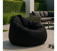 Ohau pouf poire d'extérieur 130x115cm noir