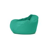 Ohau pouf poire d'extérieur 130x115cm turquoise