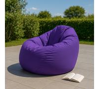 Pouf poire d'extérieur 130x115cm violet OHAU