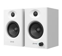 OHAYO 60W Enceintes Bibliothèques Bluetooth 5.3 avec Entrées Multiples (USB/RCA/AUX) - Enceintes HiFi Stéréo 2.0 pour Gaming, Musique, Mix DJ et Platine Vinyle. Paire