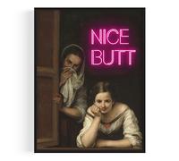 OHBIMBA® Cuadro Baño Laminas Decorativas Pared Pintura Mujeres Vintage Para cuadros decorativos Poster y lienzos decoracion hogar Lavabo