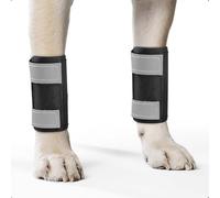 OHCOZZY Genouillère pour Chien 2 Unités for Pattes Avant avec Sangles Réfléchissantes, Attelle pour Jambe Offrant Un Soutien Articulaire pour la Guérison des Blessures et des Entorses,M