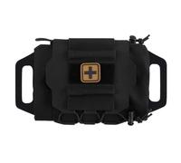 Ohewiiuk Kit de survie en plein air, kit de médecine à traction pour l'extérieur, la chasse, le camping, kit de survie d'urgence, noir