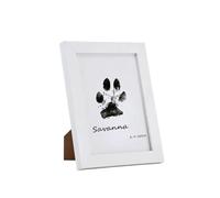 Ohewiiuk Nouveau Kit D'Empreintes Mains et Pieds d'animaux Compagnie pour Chien et Chat, Kit Tampon d'impression Pattes Chien, Tampon Encreur Clean Touch pour Animaux Compagnie avec Cadre