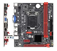 ohfruit B75M Carte mère gaming - Compatible avec les cartes mères DDR3 pour Intel Core I3 I5 I7, VGA HDMI, PCIE 1X, SATA3.0, pour carte mère LGA 1155 multi ports 1