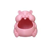 ohfruit Joli pot de rangement pour hamster, organiseur de bureau en PLA avec finition lisse, grande ouverture pour un accès facile, pour bonbons, collations et petits trésors, pour salon et entrée