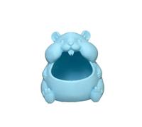 ohfruit Joli pot de rangement pour hamster, organiseur de bureau en PLA avec finition lisse, grande ouverture pour un accès facile, pour bonbons, collations et petits trésors, pour salon et entrée