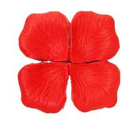 ohfruit Lot de 1000 pétales de rose artificiels en tissu non tissé pour soirée romantique, mariage, événements, Saint-Valentin, rouge