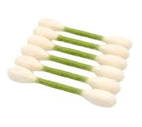 ohfruit Lot de 6 cotons-tiges géants en feutre avec herbe à chat, bâtons de dentition pour chat, pour chatons d'intérieur qui donnent des coups de pied et griffent, pour brûler de l'énergie et