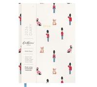Ohh Deer Agenda 2026 Cath Kidston Guards Ditsy - Agenda A5 relié en tissu - Semainier avec planificateur mensuel