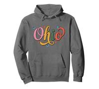 Ohio Butterfly Script Cute Girl State Pride, Women & Kids Sweat à Capuche