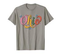 Ohio Butterfly Script Cute Girl State Pride, Women & Kids T-Shirt
