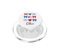 Ohio Coquette Bow pour Filles PopSockets PopGrip pour MagSafe