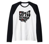Ohio Euchre Pick It Up I'm Going Alone Jeu de Cartes Manche Raglan