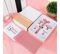 Ohio Eur Facial Gua Sha À Rouleau 3d,Baguette De Beauté 5 En 1,Or 24k,Vibration Électrique,Quartz Rose,Lifting Du Visage,Corps,Visage,Diversifier - Type With Box