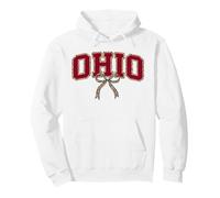 Ohio Leopard Bow Girl State Pride Trendy Design Sweat à Capuche