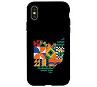 Ohio Modern Patchwork Quilt Coque pour iPhone X/XS