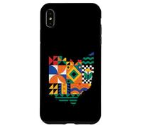 Ohio Modern Patchwork Quilt Coque pour iPhone XS Max