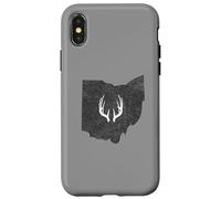 Ohio Oh Deer Hunting Shed Antlers Design Coque pour iPhone X/XS