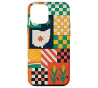 Ohio Patchwork Quilt Modern Midwest Pride Vintage Inspired Coque pour iPhone 12 Mini