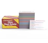 Ohio Real Estate Study Cards: Ohio Real Estate License Exam Prep 2026-2027 with Practice Test Questions [Full Color Cards]