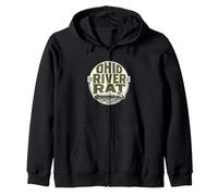 Ohio River Rat Remorqueur Péniche Deckhand River Town Pride Sweat à Capuche